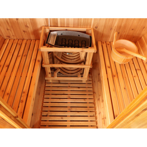 SunRay Aurora 2-4 Person Traditional Barrel Sauna