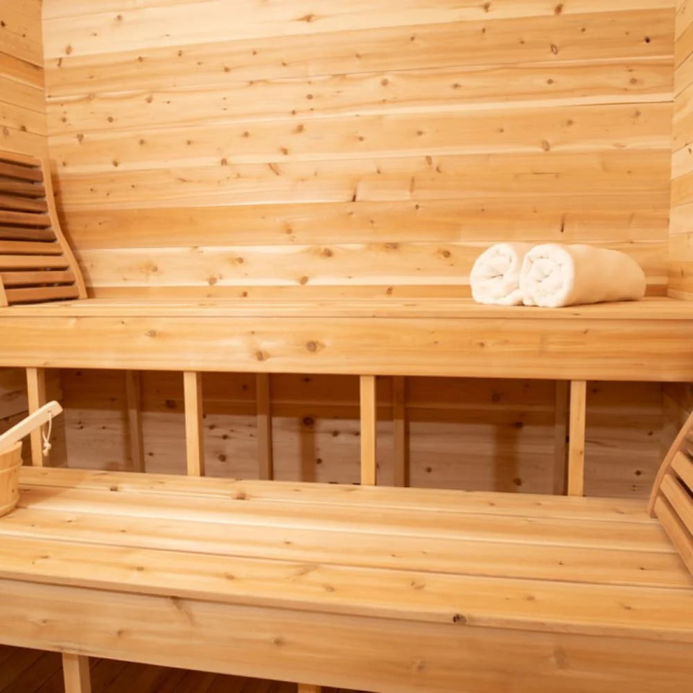 Dundalk Leisurecraft Canadian Timber Luna Traditional Outdoor Sauna