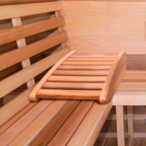 Dundalk Leisurecraft Canadian Timber Serenity Barrel Sauna with Porch