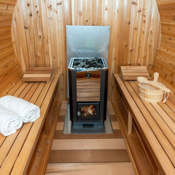 Dundalk Leisurecraft Canadian Timber Harmony Outdoor Barrel Sauna