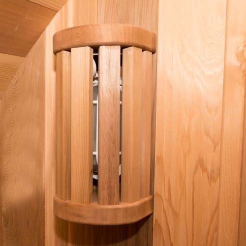 Dundalk Leisurecraft Canadian Timber Serenity Barrel Sauna with Porch