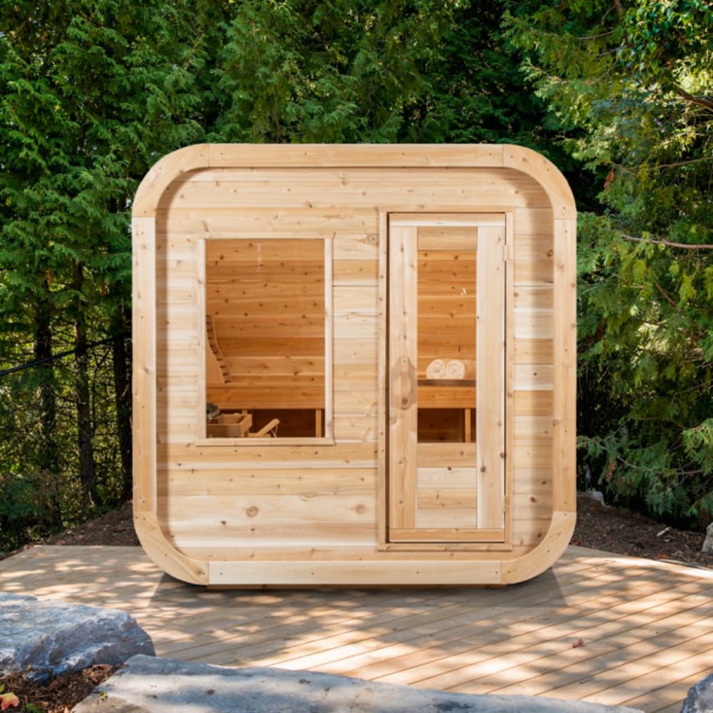 Dundalk Leisurecraft Canadian Timber Luna Traditional Outdoor Sauna