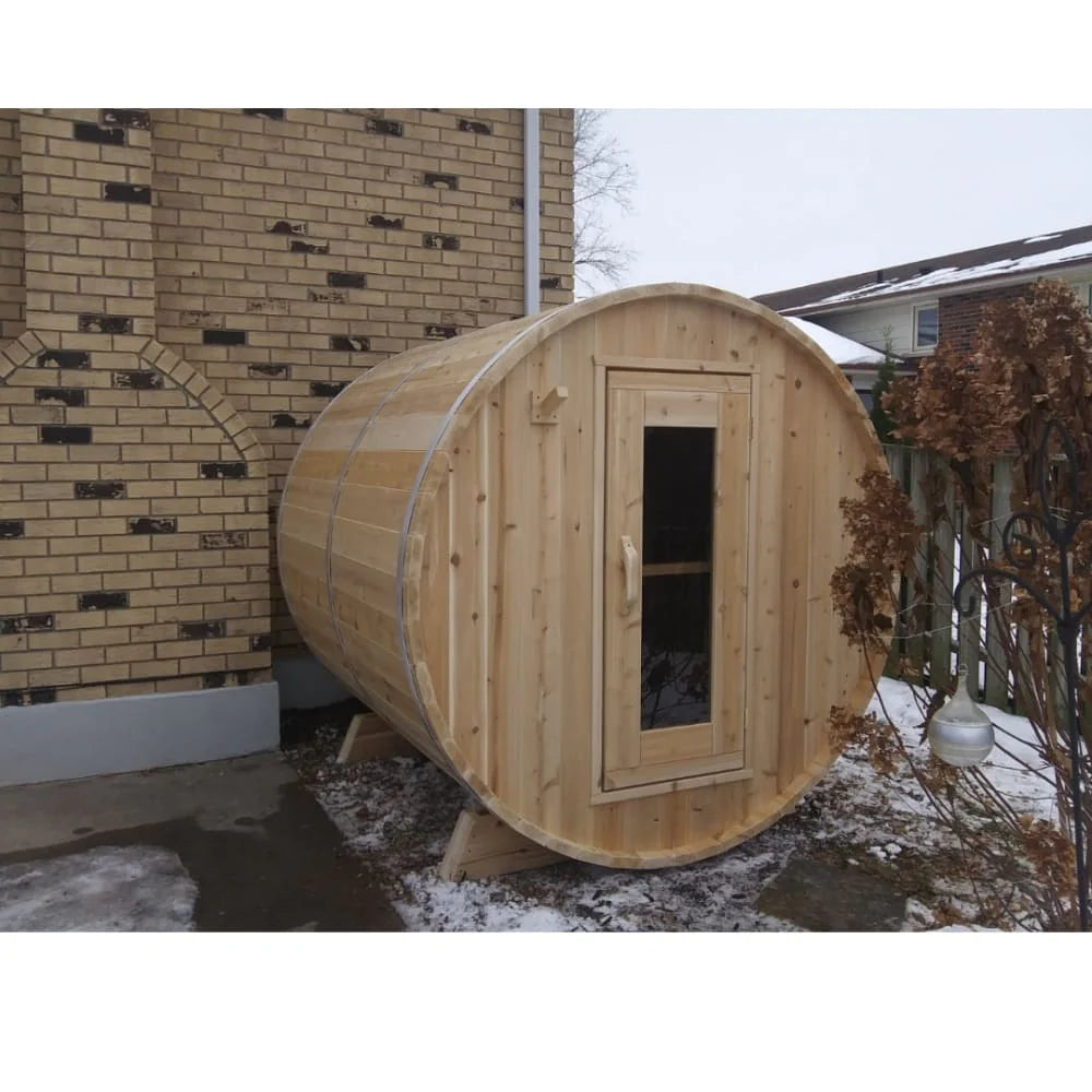 Dundalk Leisurecraft Canadian Timber Harmony Outdoor Barrel Sauna