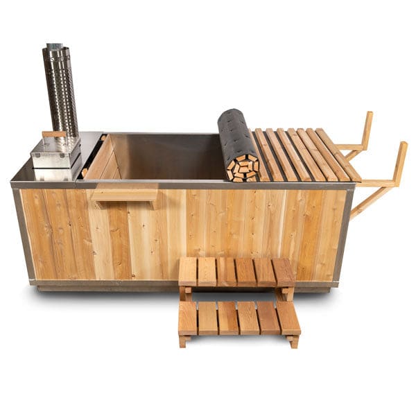 Dundalk Leisurecraft Canadian Timber Starlight Wood Burning Hot Tub