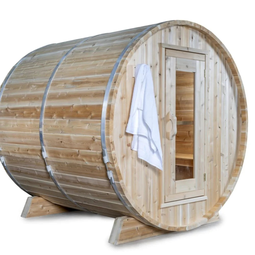Dundalk Leisurecraft Canadian Timber Harmony Outdoor Barrel Sauna
