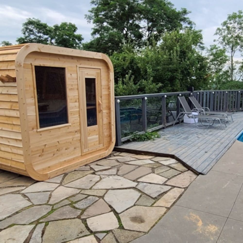 Dundalk Leisurecraft Canadian Timber Luna Traditional Outdoor Sauna