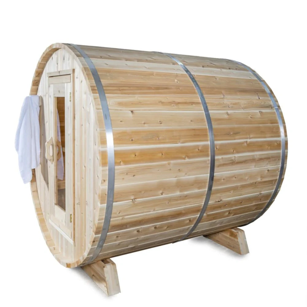 Dundalk Leisurecraft Canadian Timber Harmony Outdoor Barrel Sauna