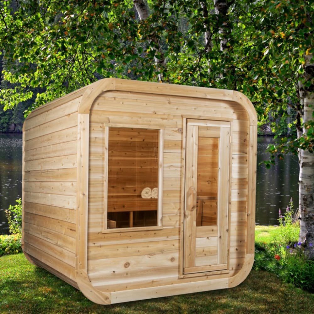 Dundalk Leisurecraft Canadian Timber Luna Traditional Outdoor Sauna