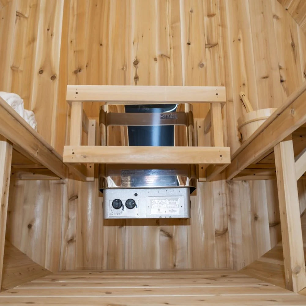 Dundalk Leisurecraft Canadian Timber Harmony Outdoor Barrel Sauna