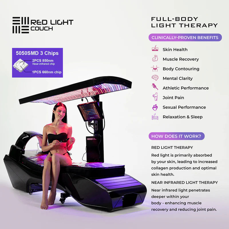 Vacuactivus InfraCouch Red Light Therapy Bed