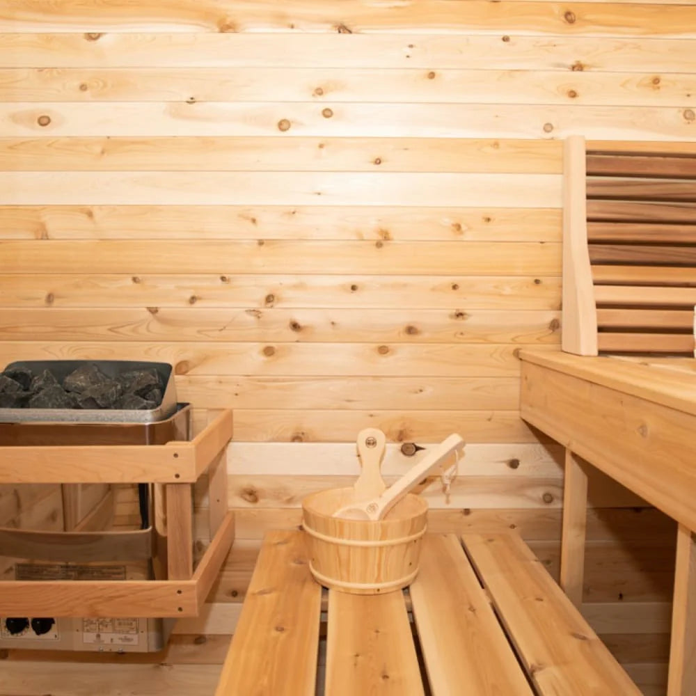 Dundalk Leisurecraft Canadian Timber Luna Traditional Outdoor Sauna