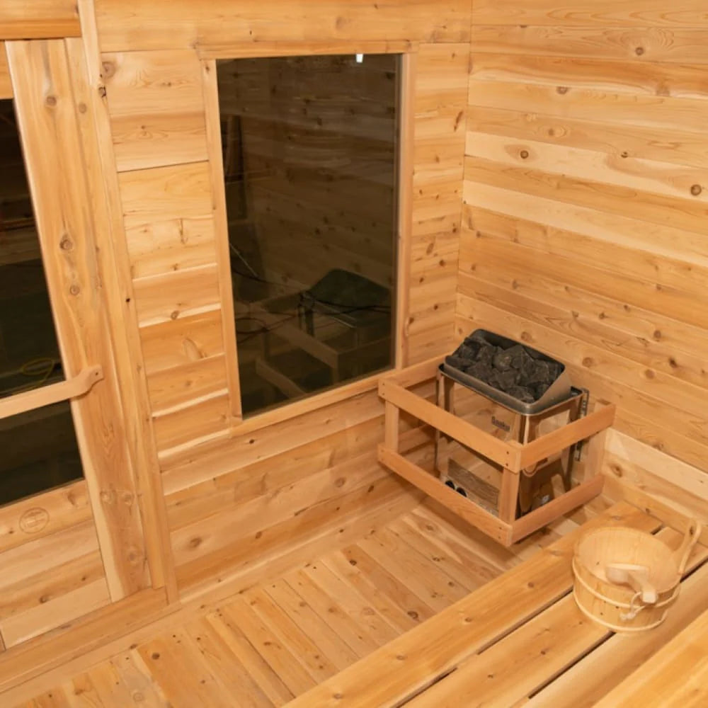 Dundalk Leisurecraft Canadian Timber Luna Traditional Outdoor Sauna