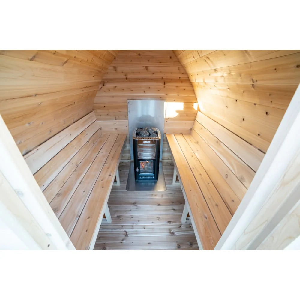Dundalk Leisurecraft Canadian Timber MiniPod Traditional Outdoor Sauna