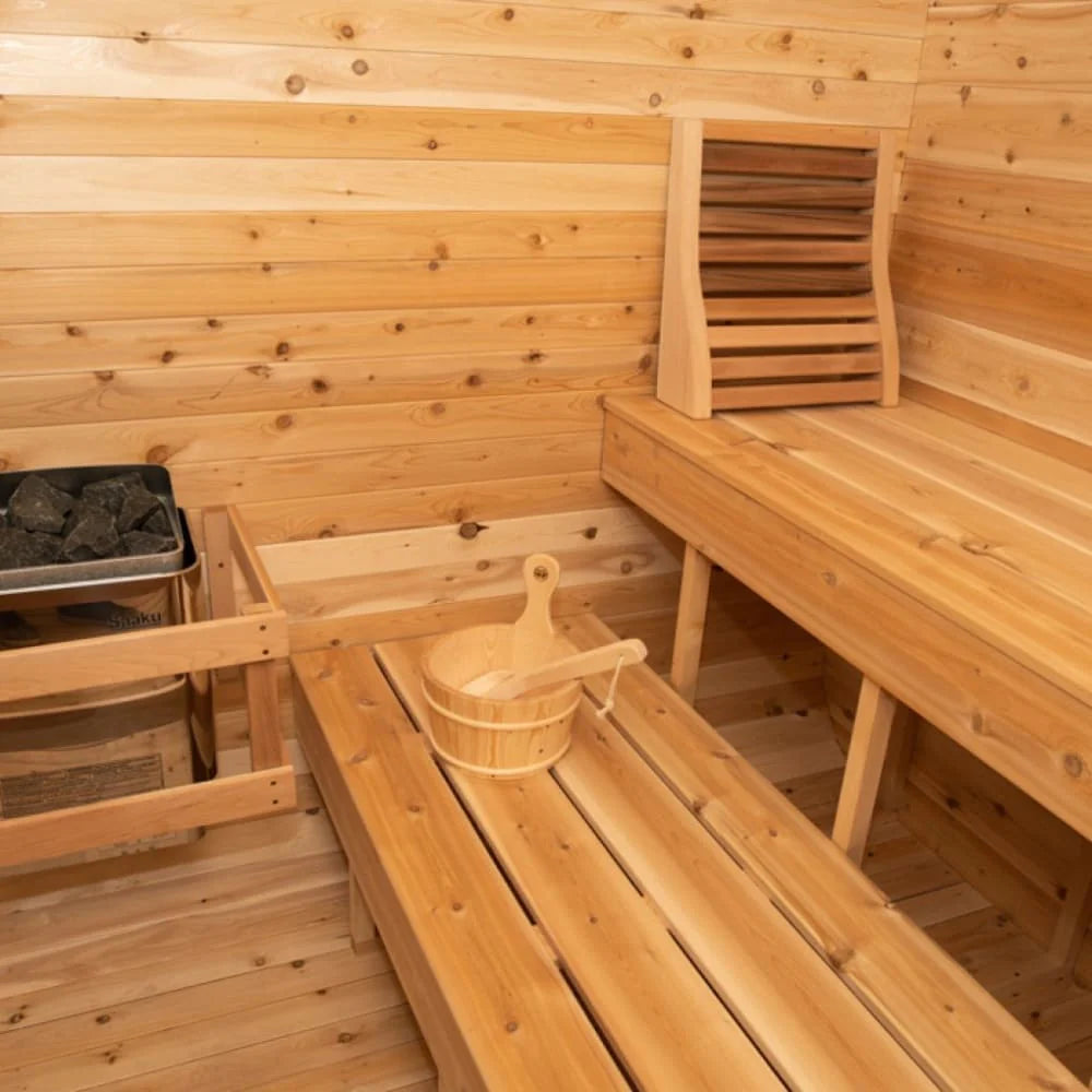 Dundalk Leisurecraft Canadian Timber Luna Traditional Outdoor Sauna