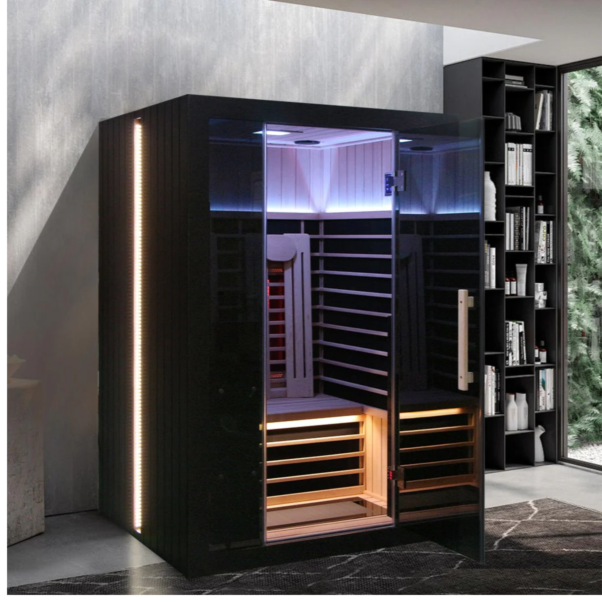 Sun Home Eclipse™ 2-Person Red Light & Infrared Sauna