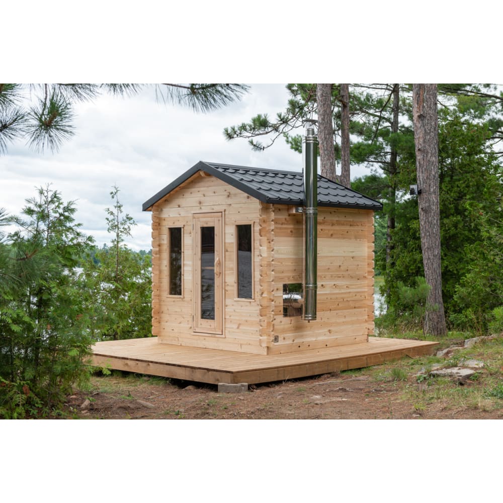 Dundalk Leisurecraft Canadian Timber Georgian Outdoor Cabin Sauna