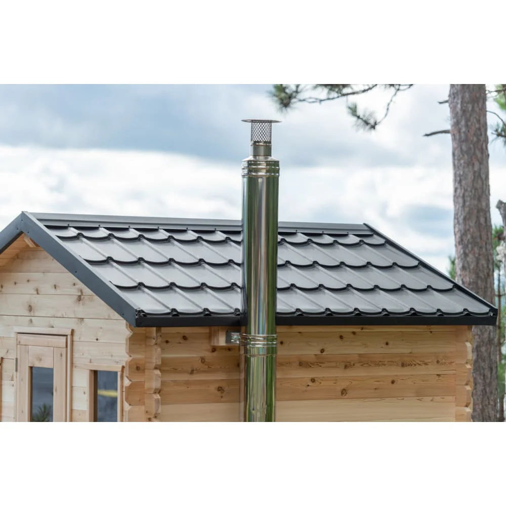 Dundalk Leisurecraft Canadian Timber Georgian Outdoor Cabin Sauna