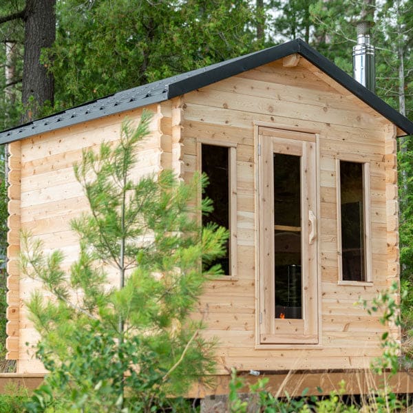 Dundalk Leisurecraft Canadian Timber Georgian Outdoor Cabin Sauna