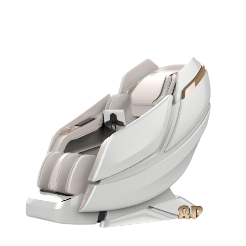 Dios Massage Chair 8D AI Dual Air Tech Touch Roller SL-track with Brain Relaxation Program Dios-1288 White