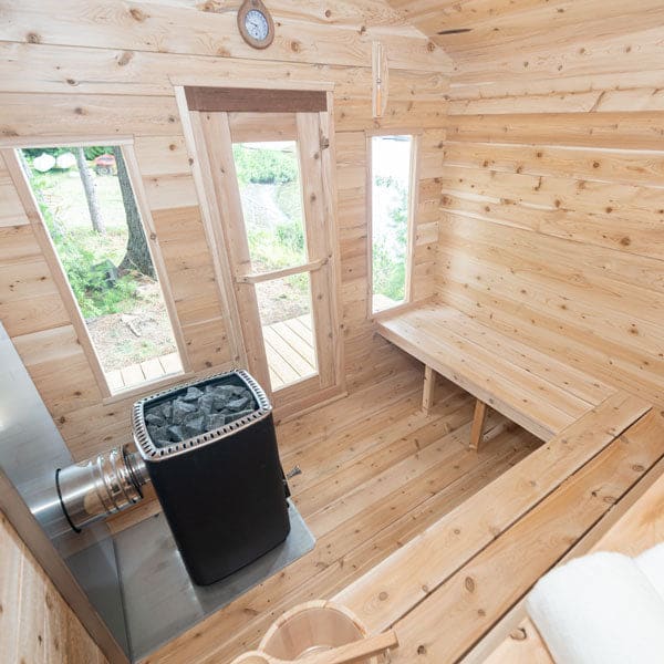 Dundalk Leisurecraft Canadian Timber Georgian Outdoor Cabin Sauna