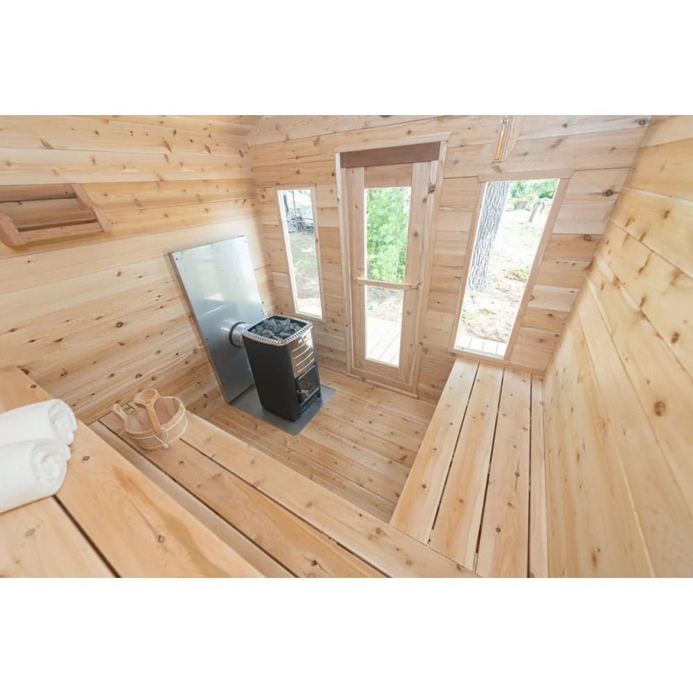 Dundalk Leisurecraft Canadian Timber Georgian Outdoor Cabin Sauna