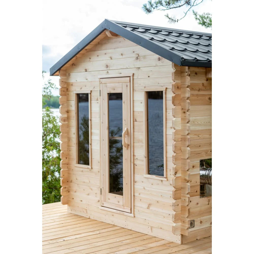 Dundalk Leisurecraft Canadian Timber Georgian Outdoor Cabin Sauna