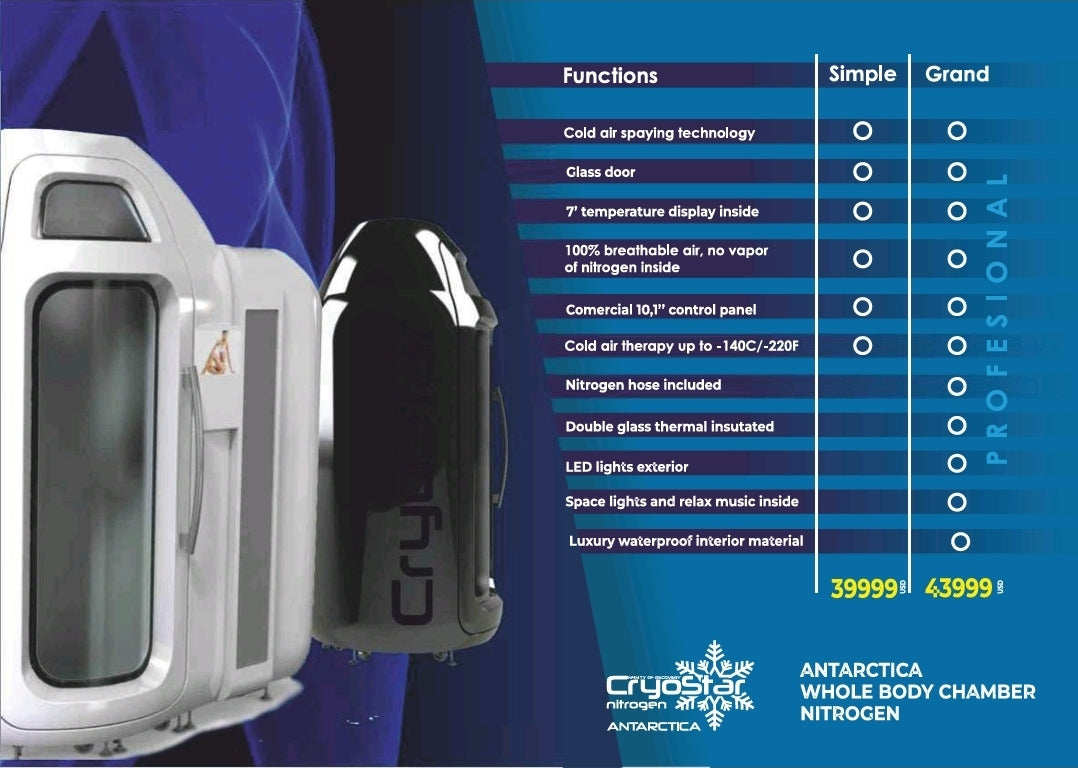 Vacuactivus Antarctica Whole Body Cryotherapy Chamber Nitrogen