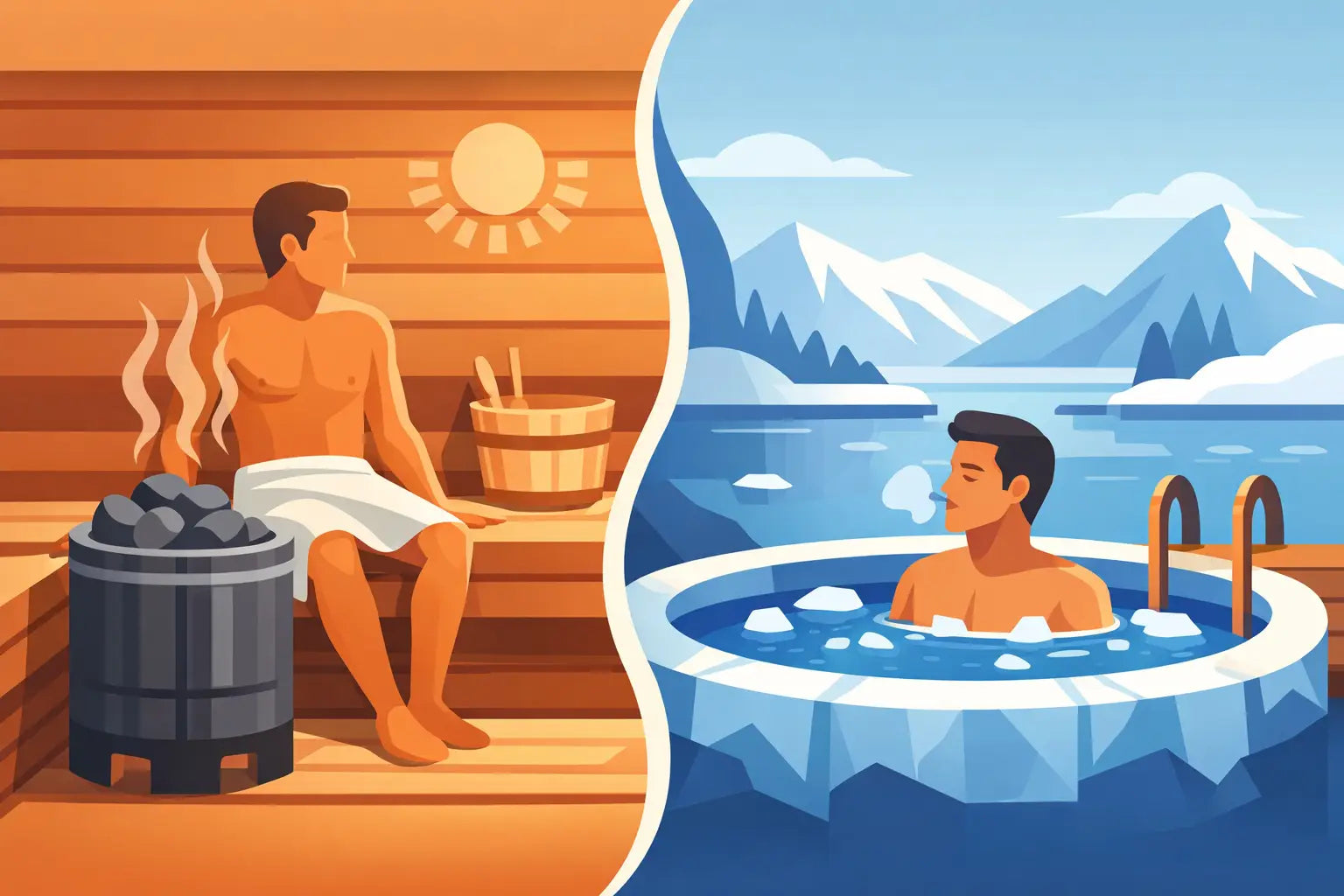 Sauna Cold Plunge Contrast Therapy Protocol