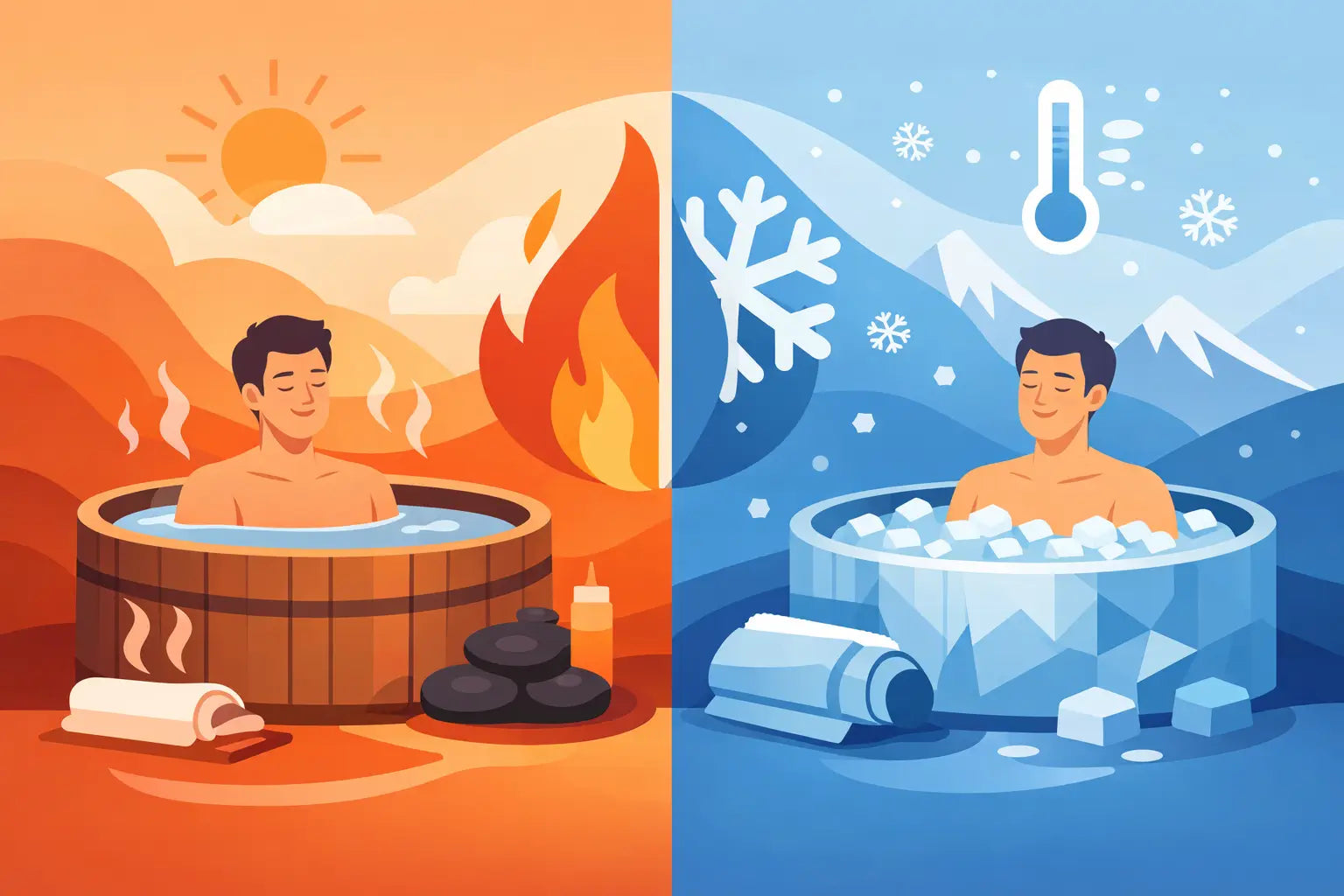 How to Do Hot and Cold Contrast Therapy