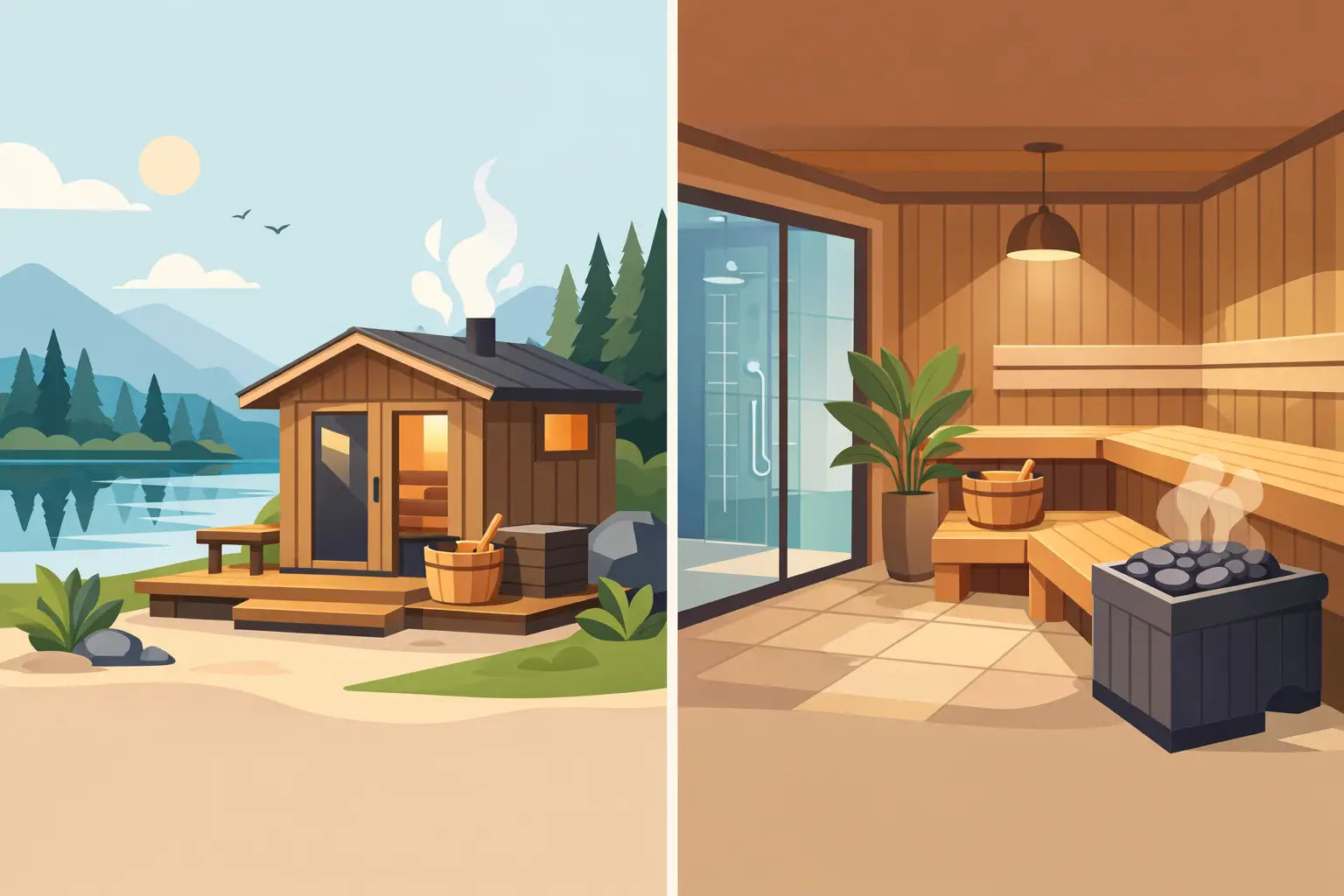 Outdoor Sauna vs Indoor Sauna: Which Fits?