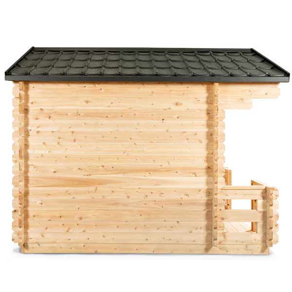 Dundalk Leisurecraft Canadian Timber Georgian Cabin Sauna with Porch