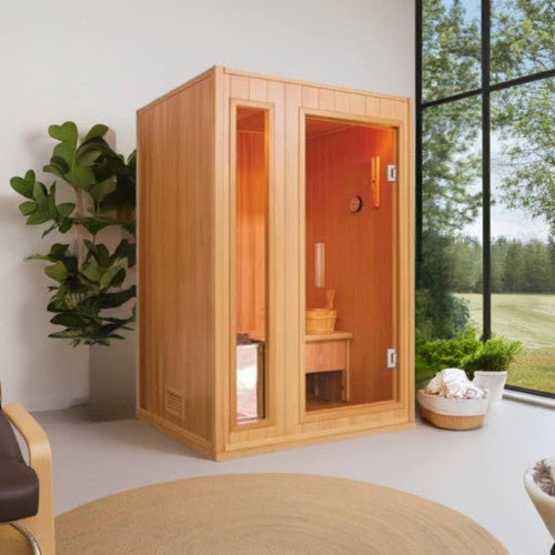 Sunray Baldwin 2-Person Indoor Traditional Sauna Harvia Heater