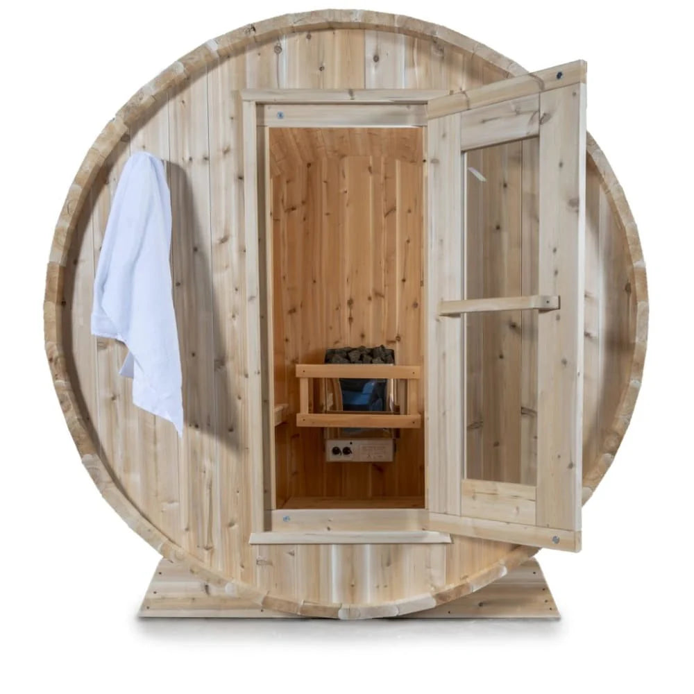 Dundalk Leisurecraft Canadian Timber Harmony Outdoor Barrel Sauna