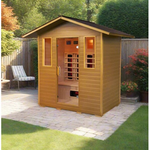 SunRay Cayenne 4-Person Outdoor Infrared Sauna
