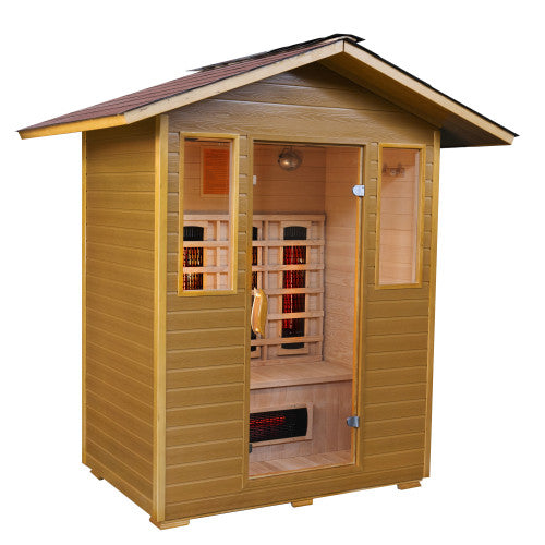 SunRay Grandby 300D 3-Person Outdoor Infrared Sauna