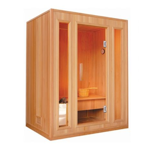 SunRay Southport 3-Person Indoor Traditional Sauna Single Bench