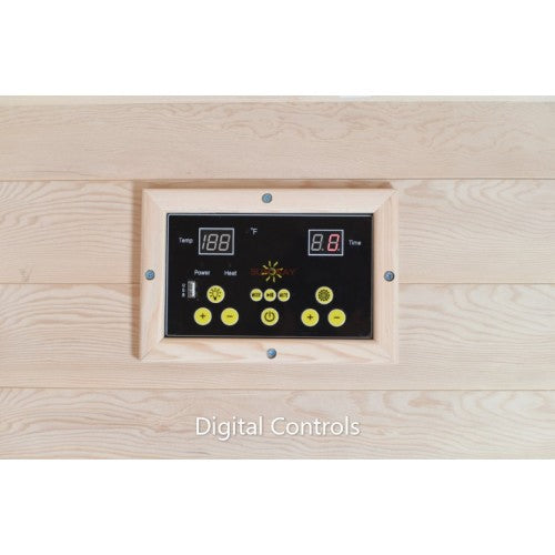 SunRay Sierra 2-Person Infrared Cedar Sauna
