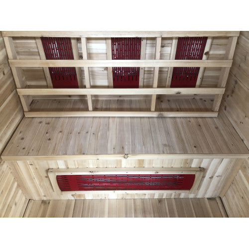 SunRay Burlington 2-Person Outdoor Infrared Sauna