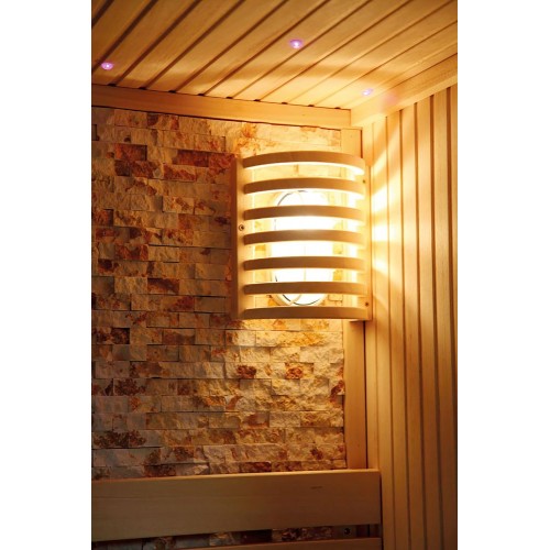 SunRay Westlake 3-Person Luxury Indoor Traditional Sauna with 4.5kW Harvia Heater
