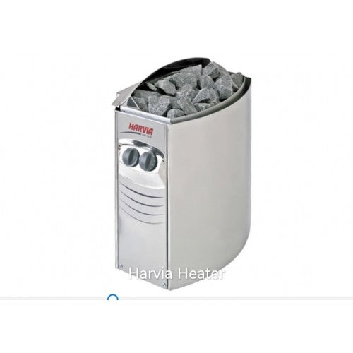 SunRay Tiburon 4-Person Indoor Traditional Sauna Double Bench with 6kW Harvia Heater