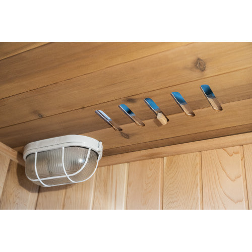 SunRay Hampton 3 Person Indoor Traditional Sauna Double Bench