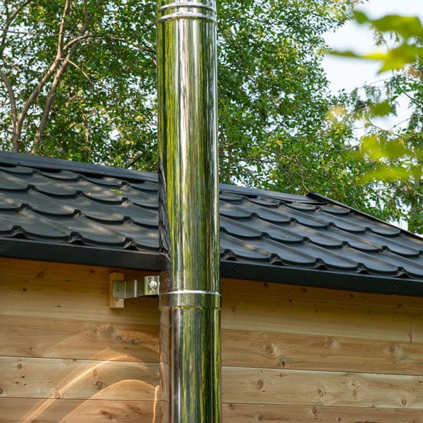 Dundalk Leisurecraft Canadian Timber Georgian Cabin Sauna + Changeroom
