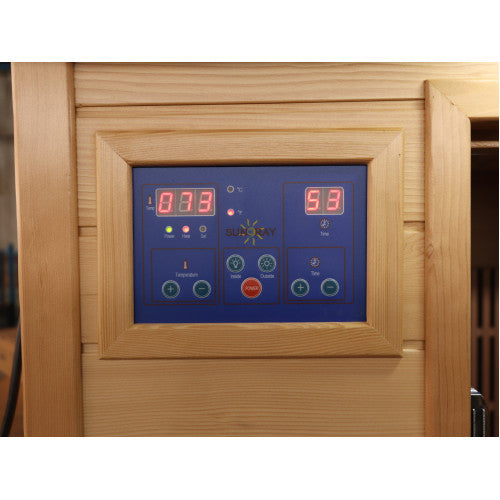 SunRay Evansport 2-Person Indoor Infrared Sauna
