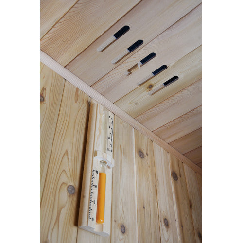 SunRay Hampton 3 Person Indoor Traditional Sauna Double Bench