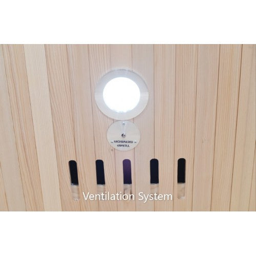 SunRay Savannah 3-Person Indoor Infrared Cedar Sauna