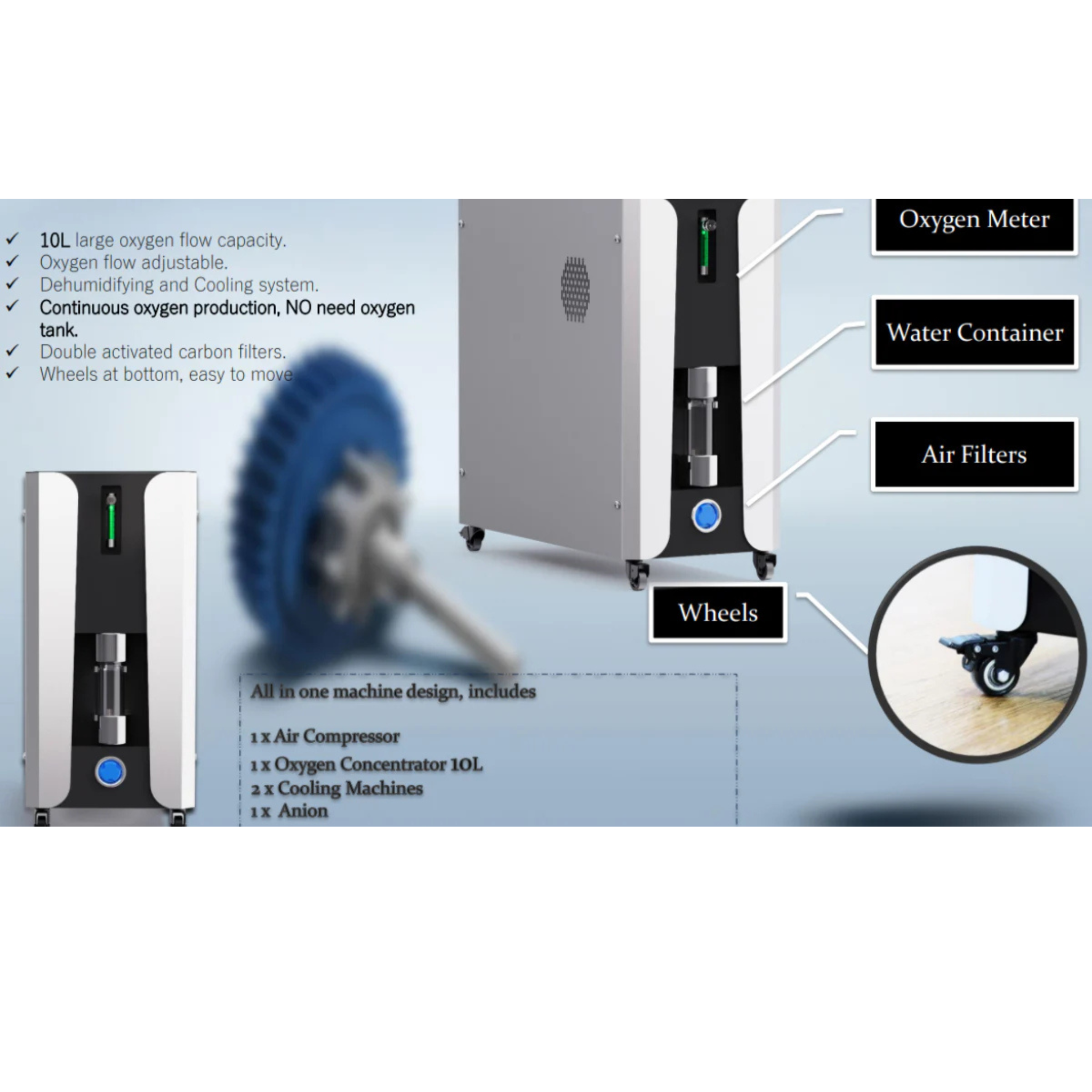 Portable Laying Hyperbaric Chamber 1.1-1.4 ATA