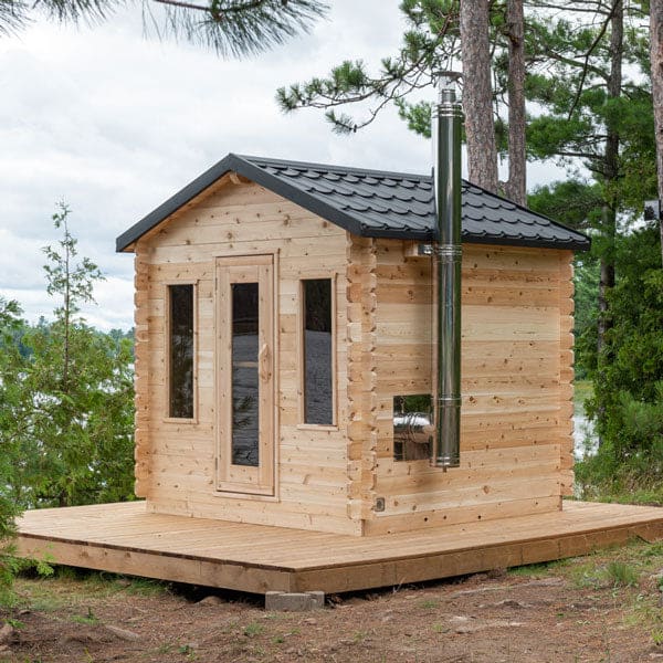 Dundalk Leisurecraft Canadian Timber Georgian Outdoor Cabin Sauna
