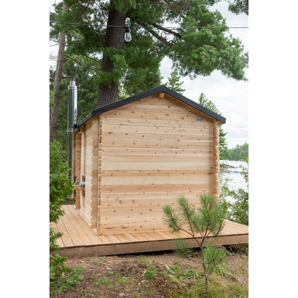 Dundalk Leisurecraft Canadian Timber Georgian Outdoor Cabin Sauna
